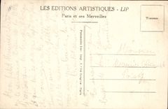 CPA Paris Panorama de Jardins du Trocadero vers la Tour Eiffel