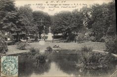 CPA Paris Le Square du Temple