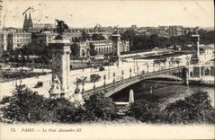 CPA Paris Le Pont Alexandre III