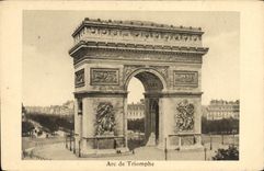 CPA Paris Arc de Triomphe