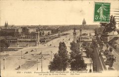 CPA Paris Perspective du Pont Alexandre III