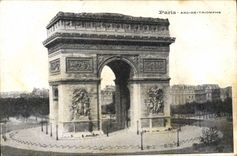 CPA Paris Arc de Triomphe