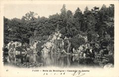CPA Paris Bois de Boulogne cascade et Grotte
