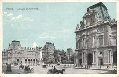 CPA Paris La Cour de Carrousel