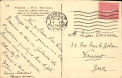 CPA Paris Parc Monceau