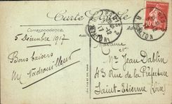 CPA Paris L'Arc de Triomphe