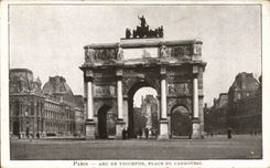 CPA Paris Arc de Triomphe Place Du Carrousel