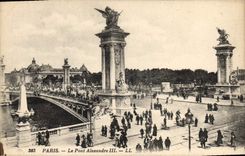 CPA Paris Le Pont Alexandre III
