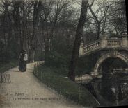 CPA Paris La Passerelle du Parc Monceau