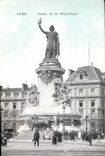 CPA Paris Statue de la Republique
