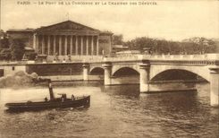 CPA Paris Le Pont de la Concorde et la Chambre des Deputes