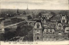 CPA Paris Panorama des Huit Ponts