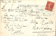 CPA Paris Panorama sur la Seine pris du Pont des Arts