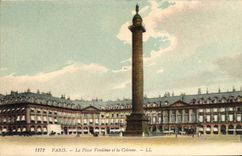 CPA Paris La Place  Vendome et la Colonne