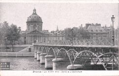 CPA Paris Le Pont Des Arts & L'institut