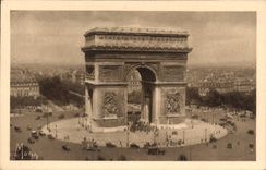 CPA Paris La Place de l'Etoile