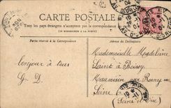 CPA Paris Le Bois de Boulogne (vue prise entre les deux lacs)