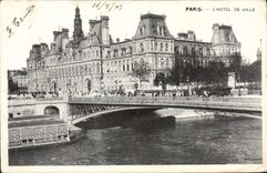 CPA Paris L'Hotel de Ville