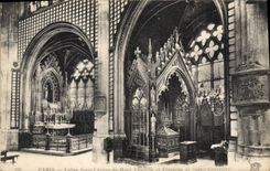 CPA Paris Eglise Saint Etienne du Mont Chapelle et Tombeau de Sainte Genevieve