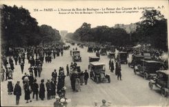 CPA ParisL'Avenue du Bois de Boulogne