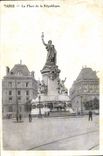 CPA Paris La Place de la Republique