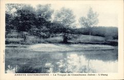 CPA Abbaye Cistercienne La Trappe de Chambaran (Isere) L'etang