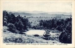 CPA Abbaye Cistercienne La Trappe de Chambaran (Isere) Le petit etang