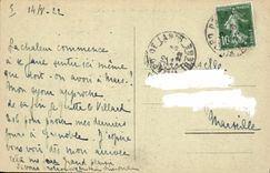 CPA Dauphine Lans Chemin du Col de l'Arc