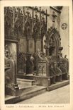 CPA Thann Cathedrale Detail des Stalles