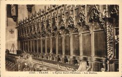 CPA Thann L'Eglise Saint Thiebaut Les Stalles