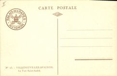 CPA Villeneuve les Avignon Le Fort Saint Andre