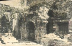 CPA Villeneuve les Avignon Porche de l'Ancienne Eglise des Chartreux
