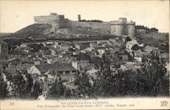 CPA Villeneuve les Avignon Vue d'ensemble du Fort Saint Andre