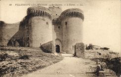 CPA Villeneuve les Avignon Le Chateau L'Entree