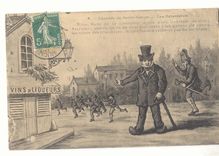 Legende de Saint Saulge CPA Les Reverberes (fantaisie Vins et liqueurs gendarme)