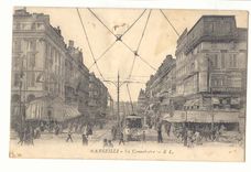 Marseille CPA La cannebiere (animee)