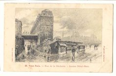 Vieux Paris (1er) CPA Rue de la Bucherie Ancien Hotel Dieu