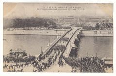 Visite de S M Alphonse XIII a Paris CPA Le President Loubet retourne a l'Elysee
