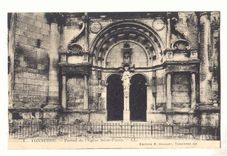 Tonnerre CPA Portail de l'eglise Saint Pierre
