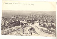 Marseille CPA Vue generale prise de ND de la Garde
