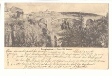 Algerie Constantine CPA Pont d'El Kantara