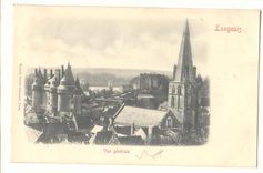 Langeais CPA vue generale