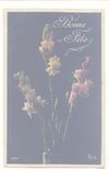 CPA Bonne Fete (voeux fleurs) Fantaisie