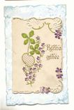 CPA Fantaisie Bonne annee (fleur)