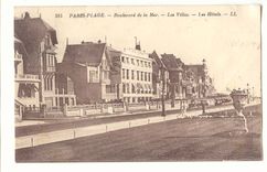 Paris Plage CPA Boulevard de la mer Les villas Les Hotels