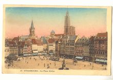 Strasbourg CPA La place Kleber