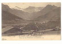 Suisse CPA Blick au den Wildstrubel von Abelboden aus