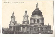 Grande Bretagne CPA Londres La cathedrale (St Paul)