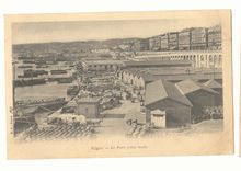 Algerie Alger CPA Le port (cote sud)