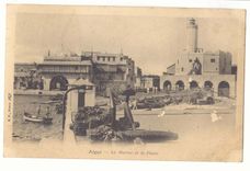 Algerie Alger CPA La marine et le phare (lighthouse)